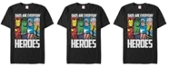 Fifth Sun Marvel Men's Comic Collection Dads Are Everyday Heroes Short Sleeve T-Shirt